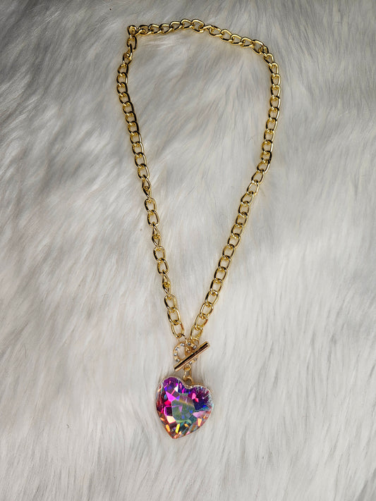 Ab heart necklace
