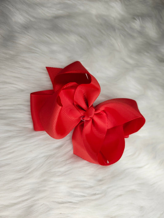Double layer piggy bow red