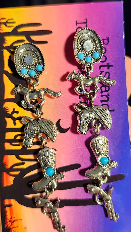 Horse earrings