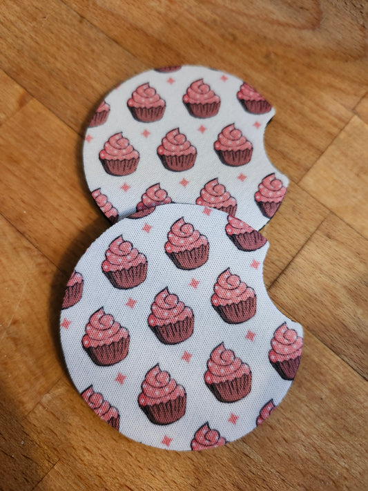 Cupcake car coaster