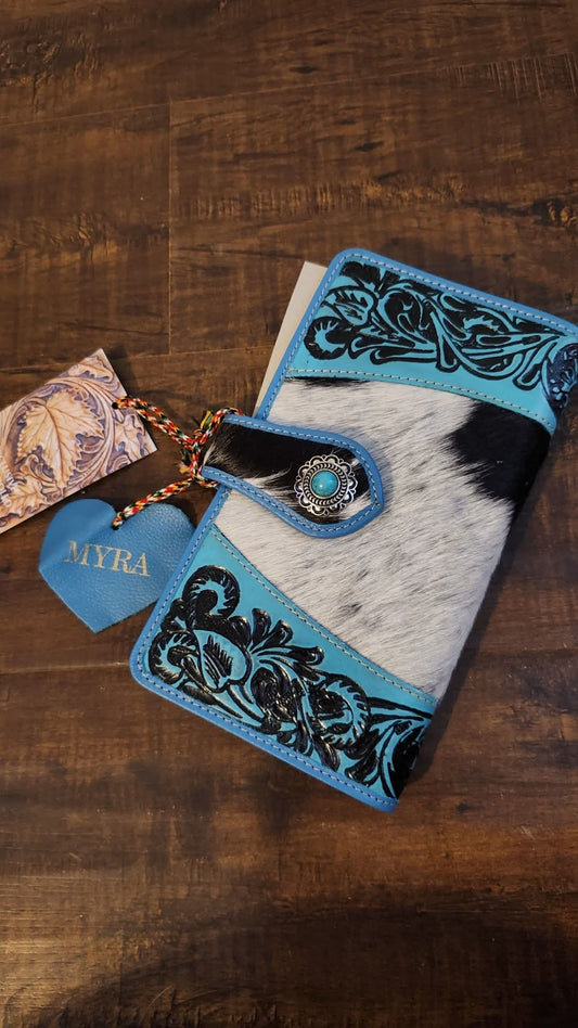 Las mijitas myra turquoise wallet