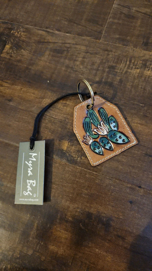 Prickly pearl myra keychain