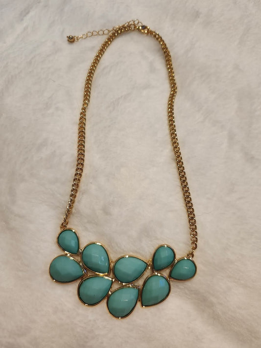 Teal necklace