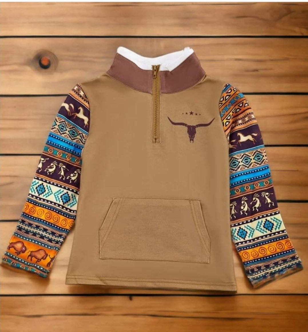 Longhorn pullover