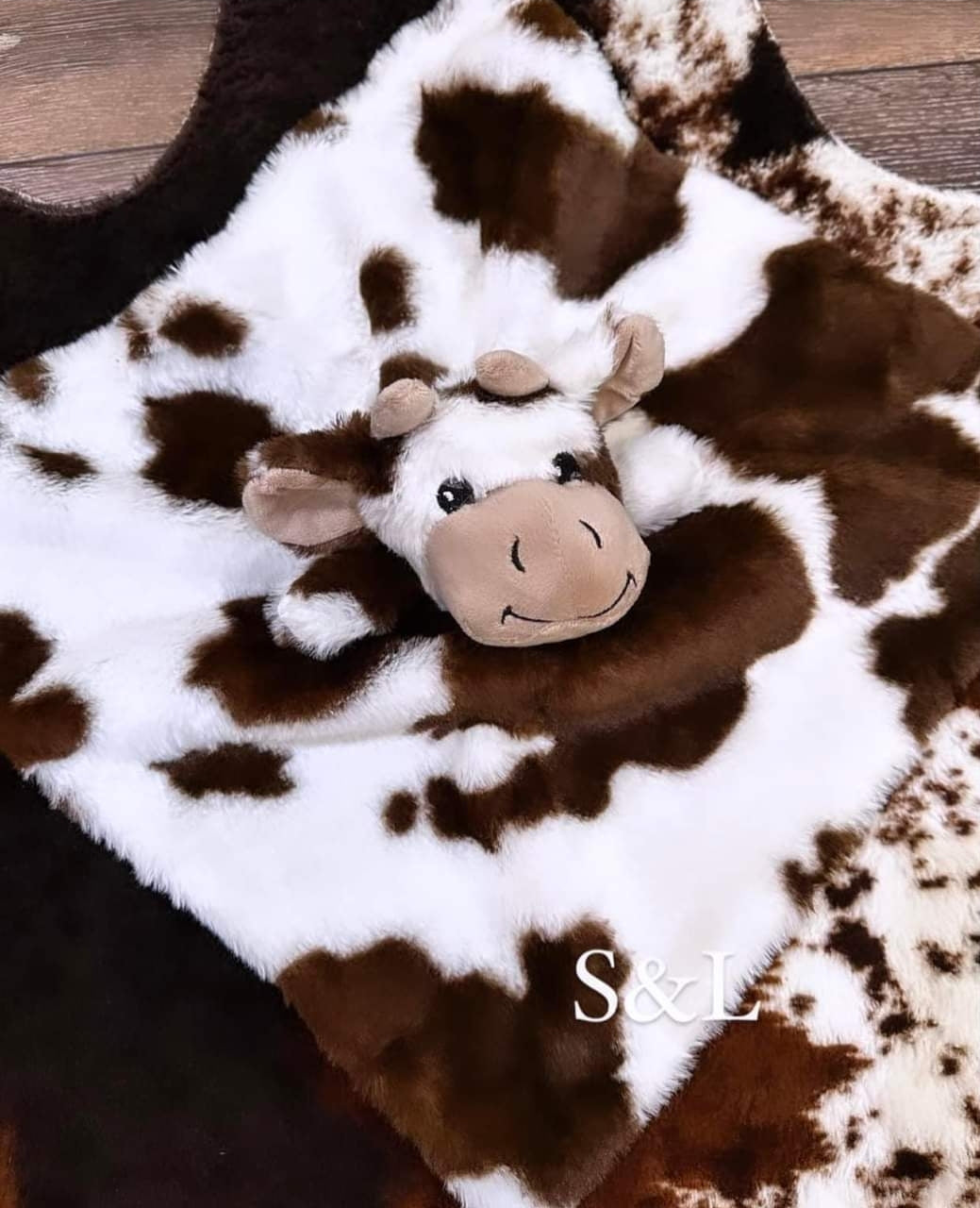 Brown cow lovey