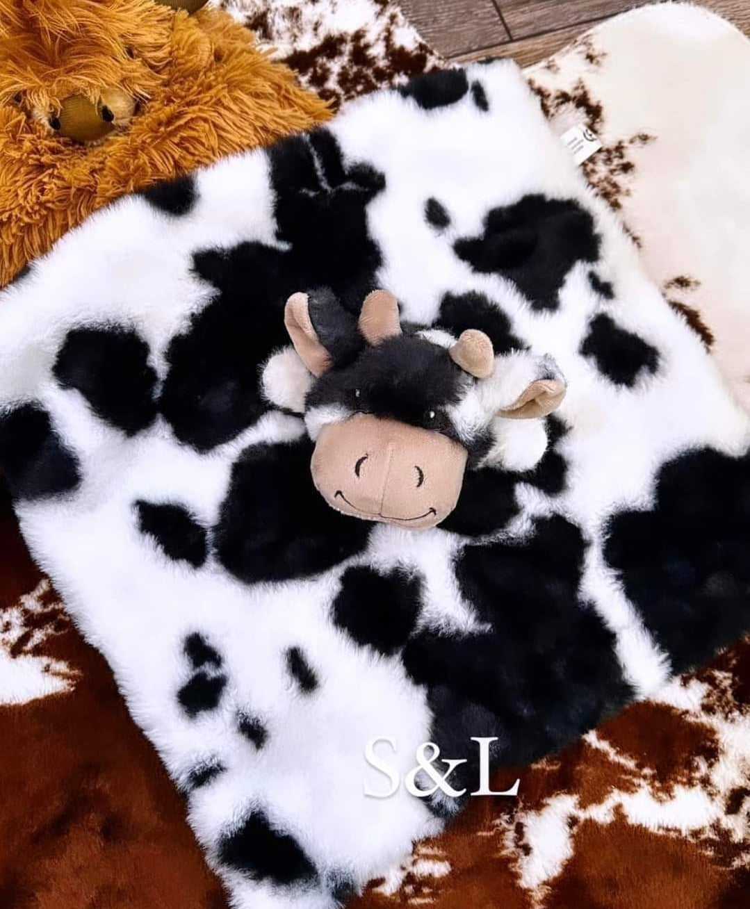 Black cow lovey