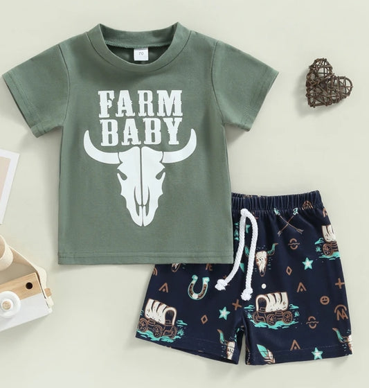 Farm baby outfit