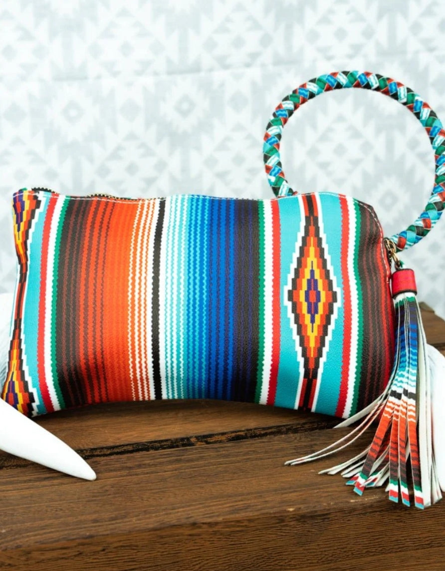 Serape wristlet