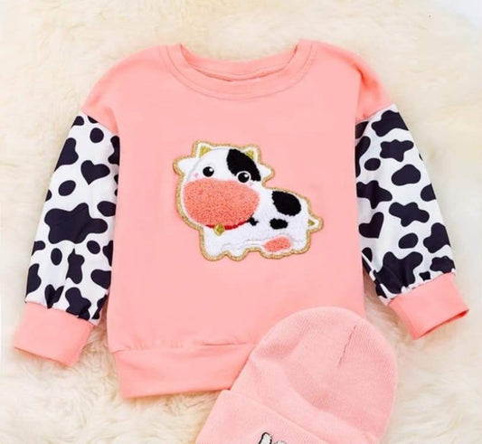 Baby cow sweatshirt