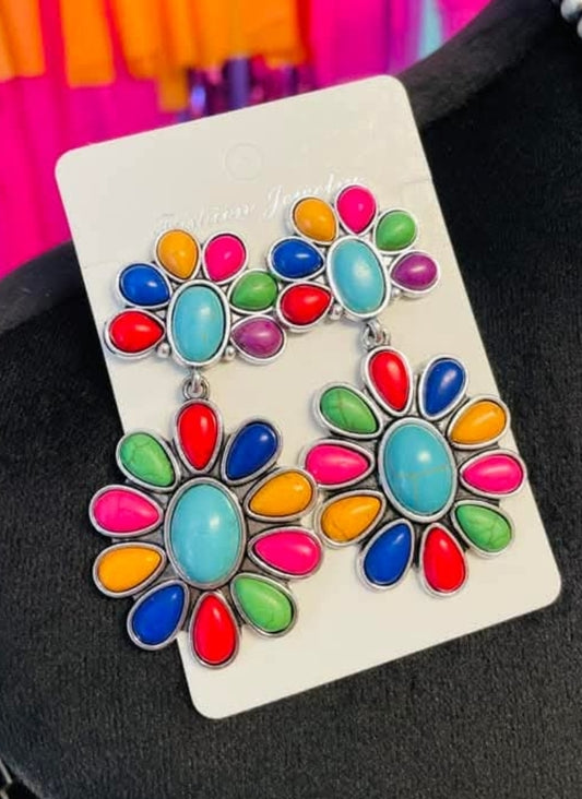 Colorful earrings