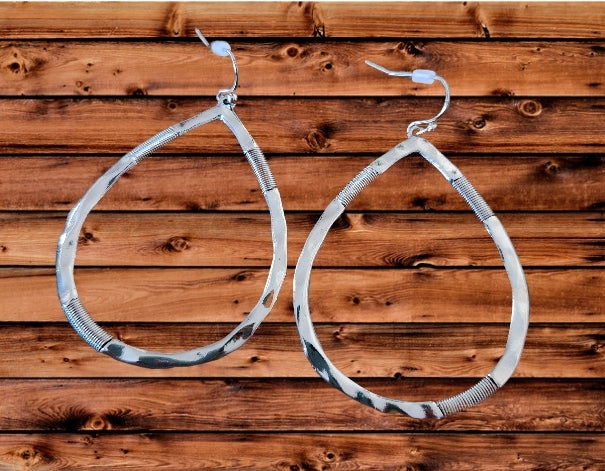Metal earrings