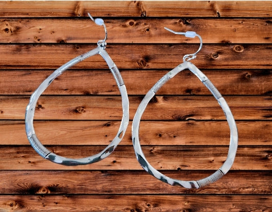 Metal earrings