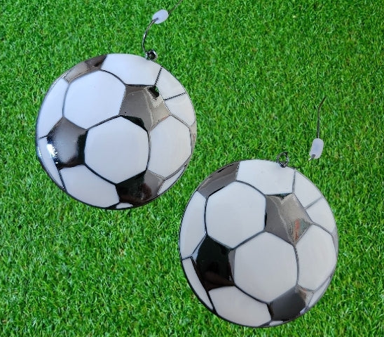Soccer earrings