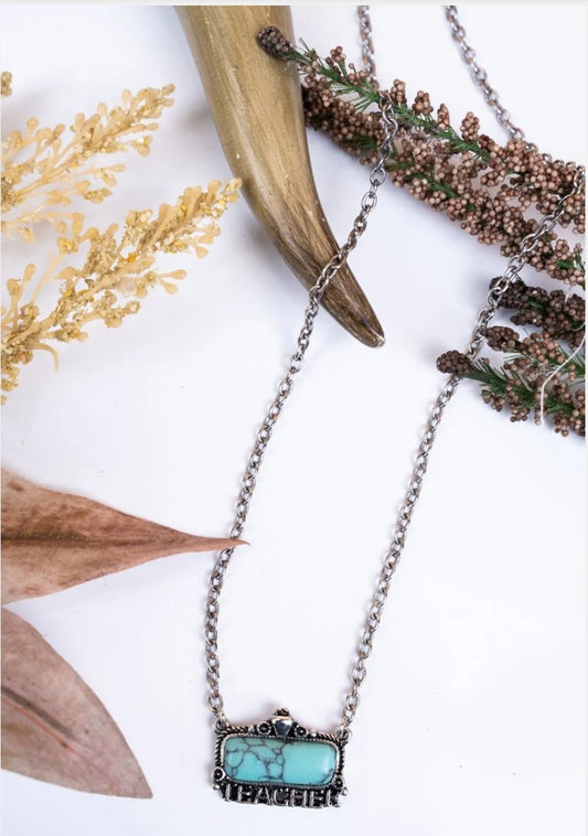 Teacher necklace