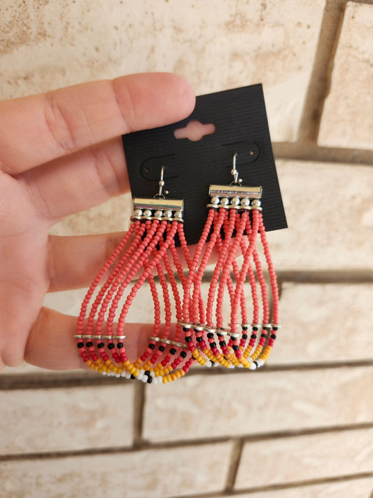 Seabead coral earrings