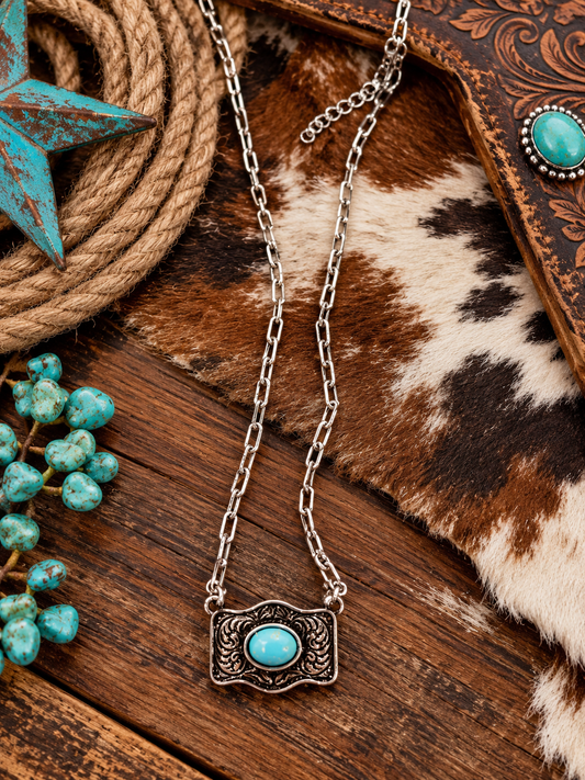 Western turquoise necklace