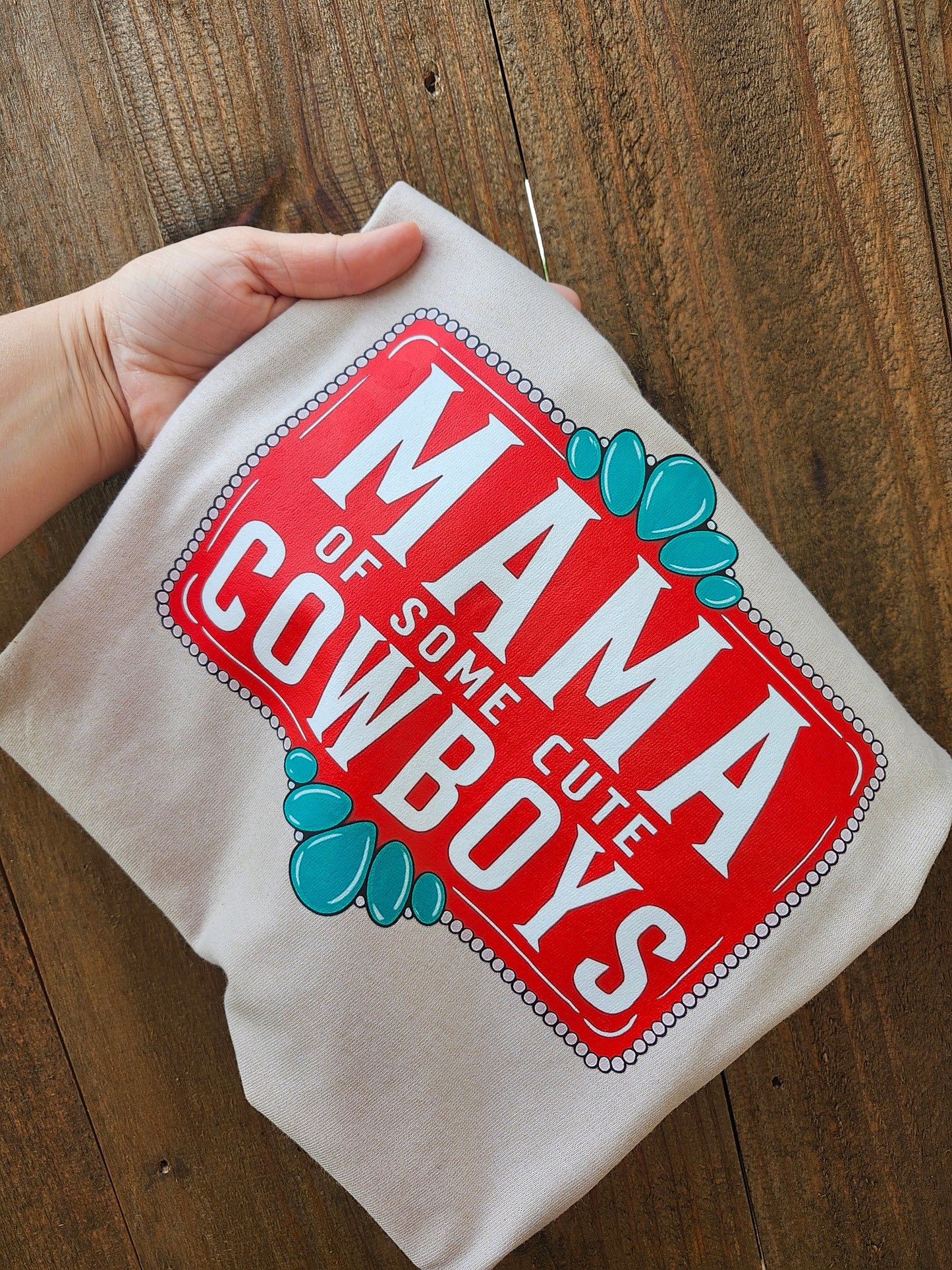 Mama of some cute cowboys shirt