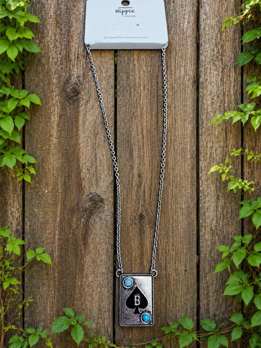 Letter B necklace