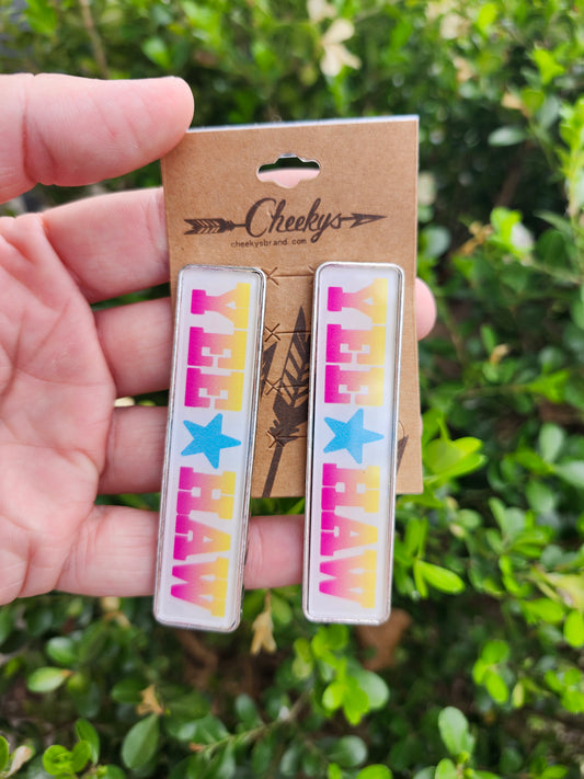 Yee haw earrings