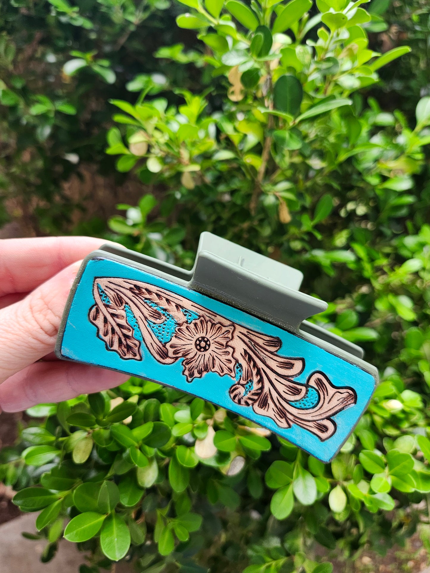 Turquoise myra clips