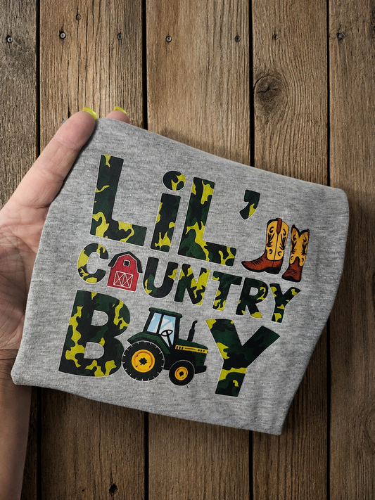 Lil country boy shirt