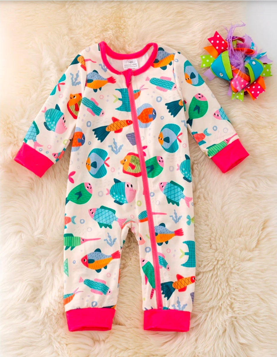 Girls fishing pjs