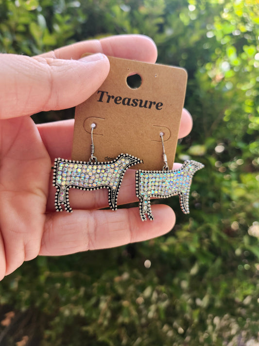 Ab steer earrings