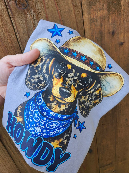 Howdy dog boy shirt