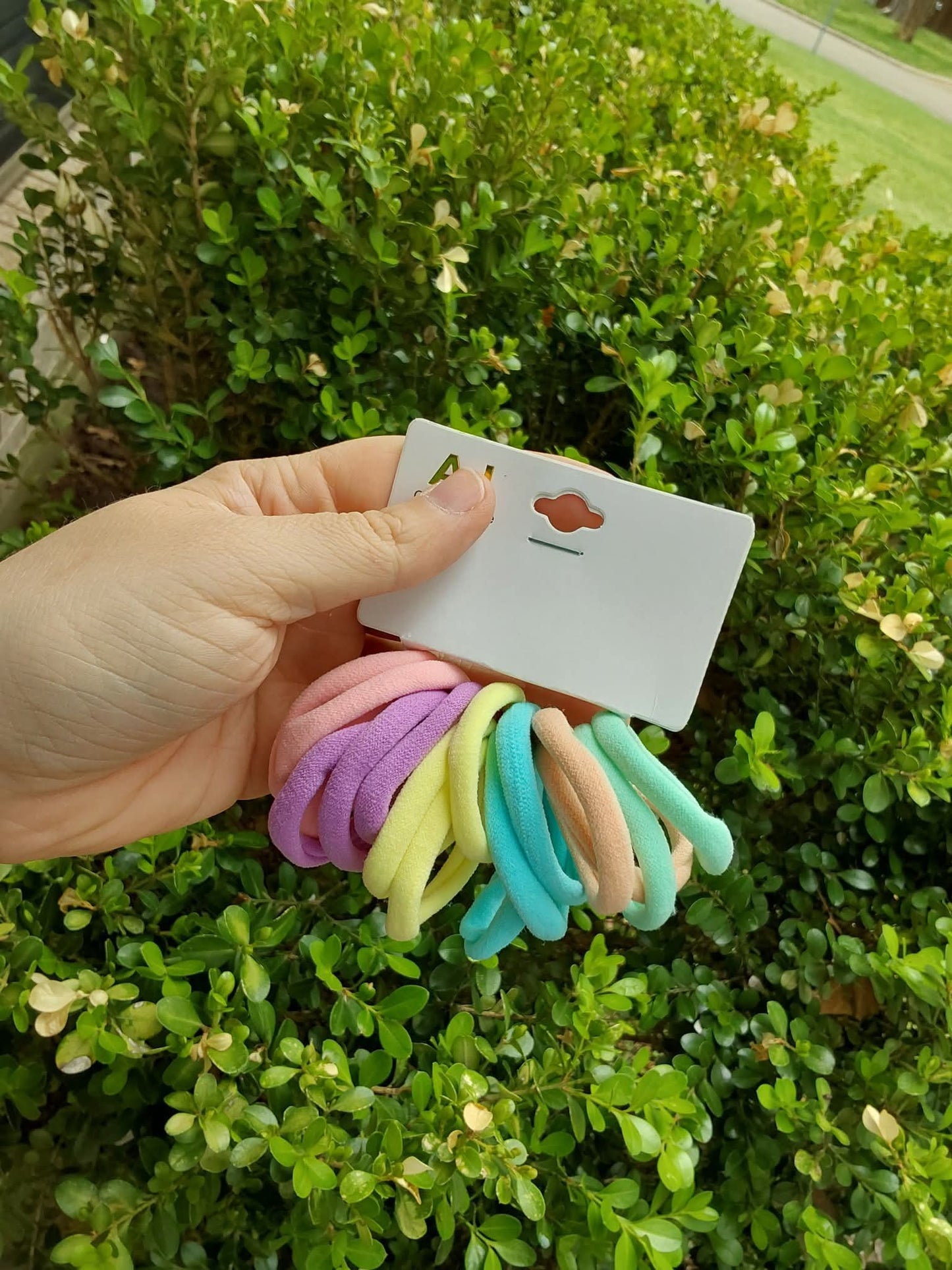 Pastel hair ties