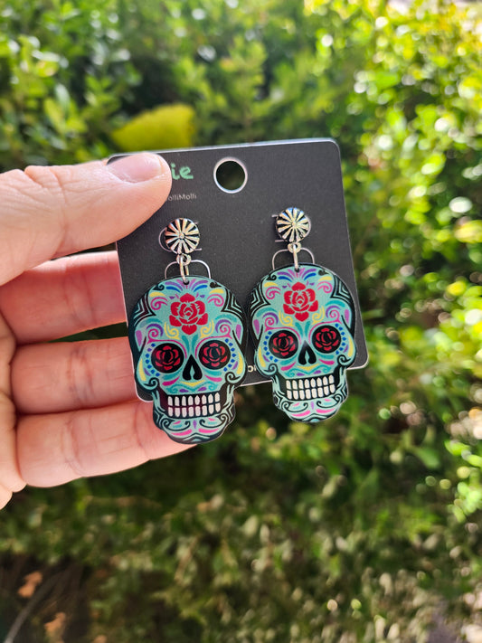 Sugarskull earrings