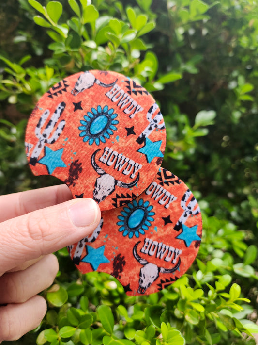 Howdy cow car coaster