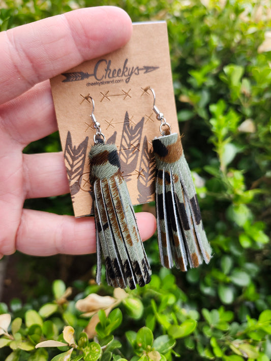 Camo earrings