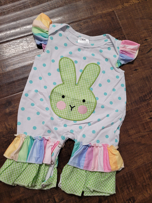 Easter colorful girl romper