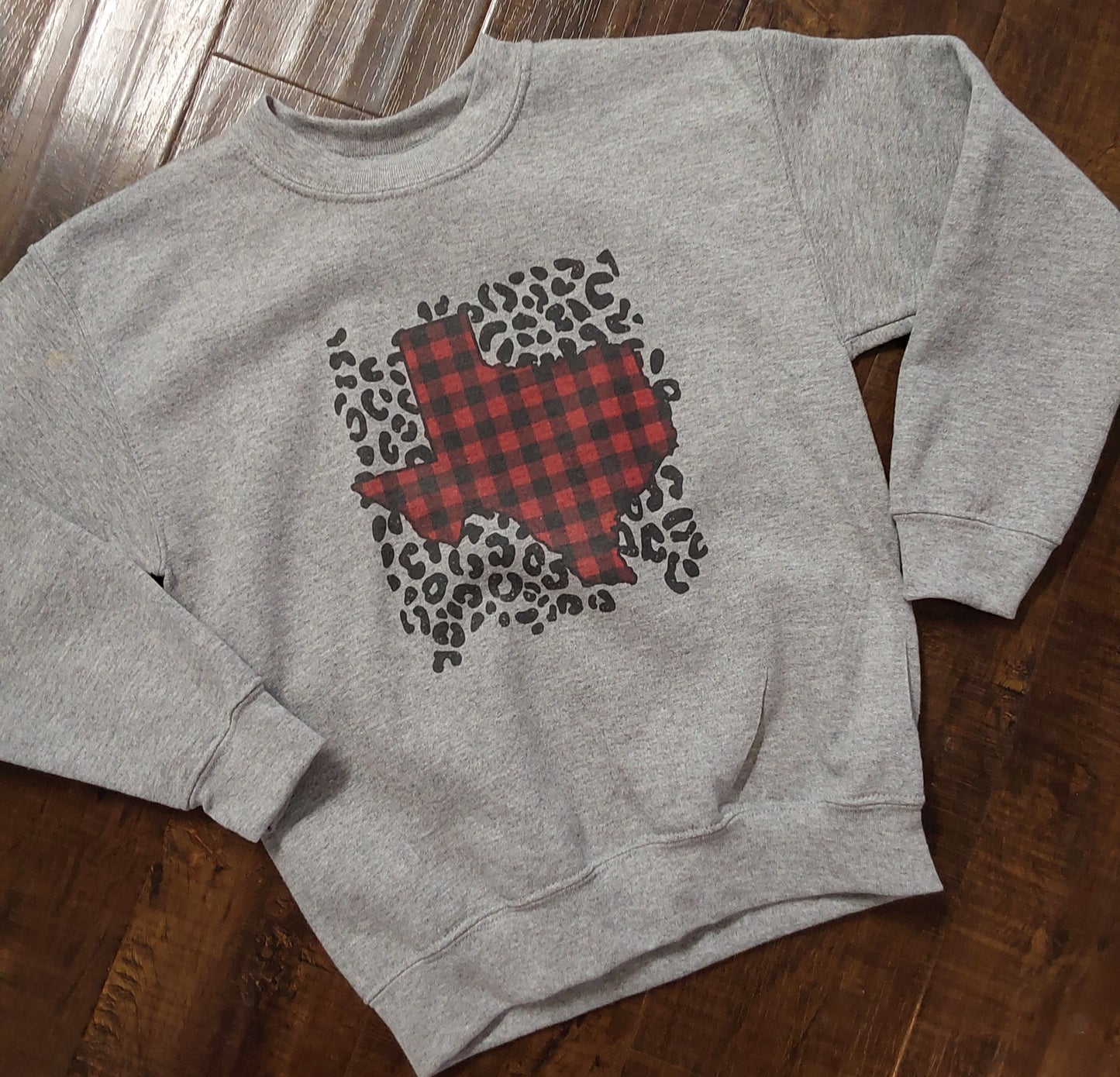 Youth pullover cheetah texas