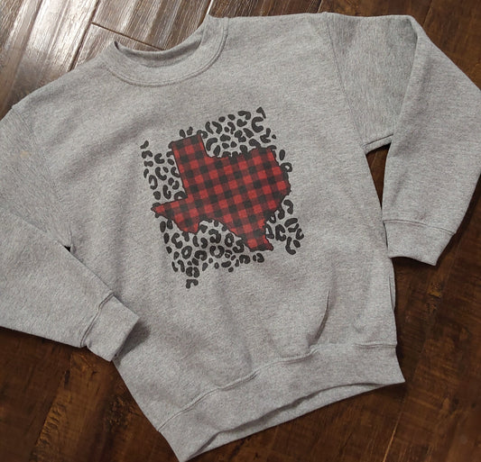 Adult pullover cheetah texas