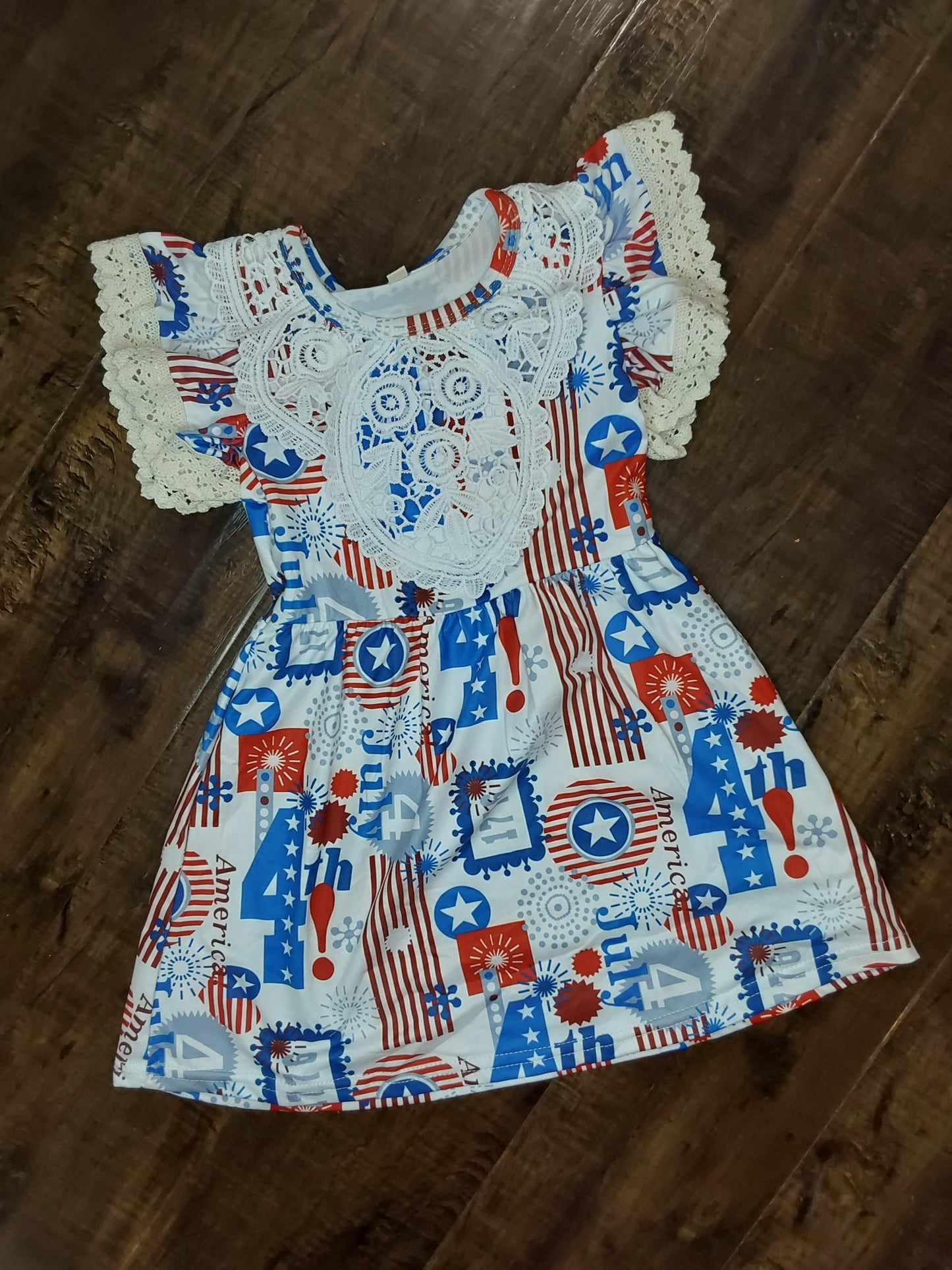 4th of July dress lace