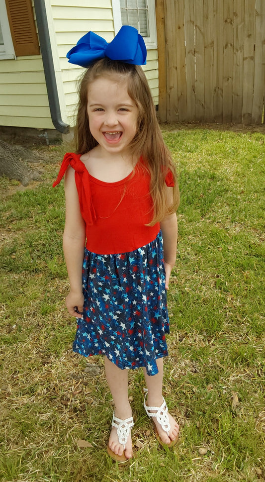 Knot 4th of july dress