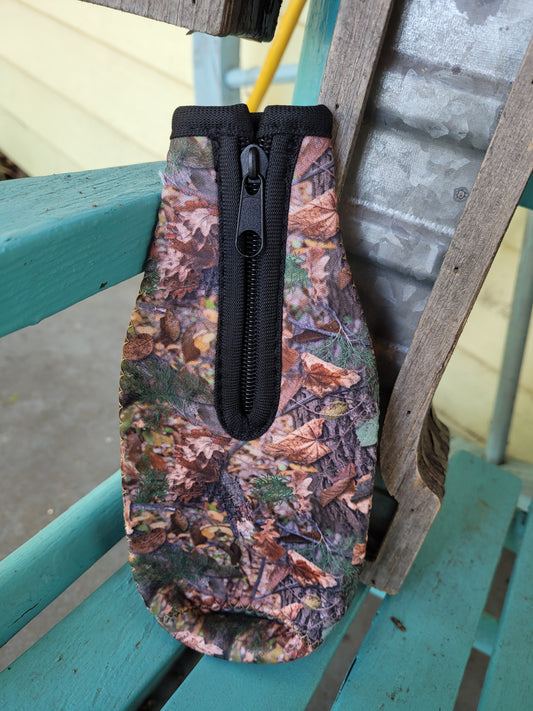 Camo bottle koozie
