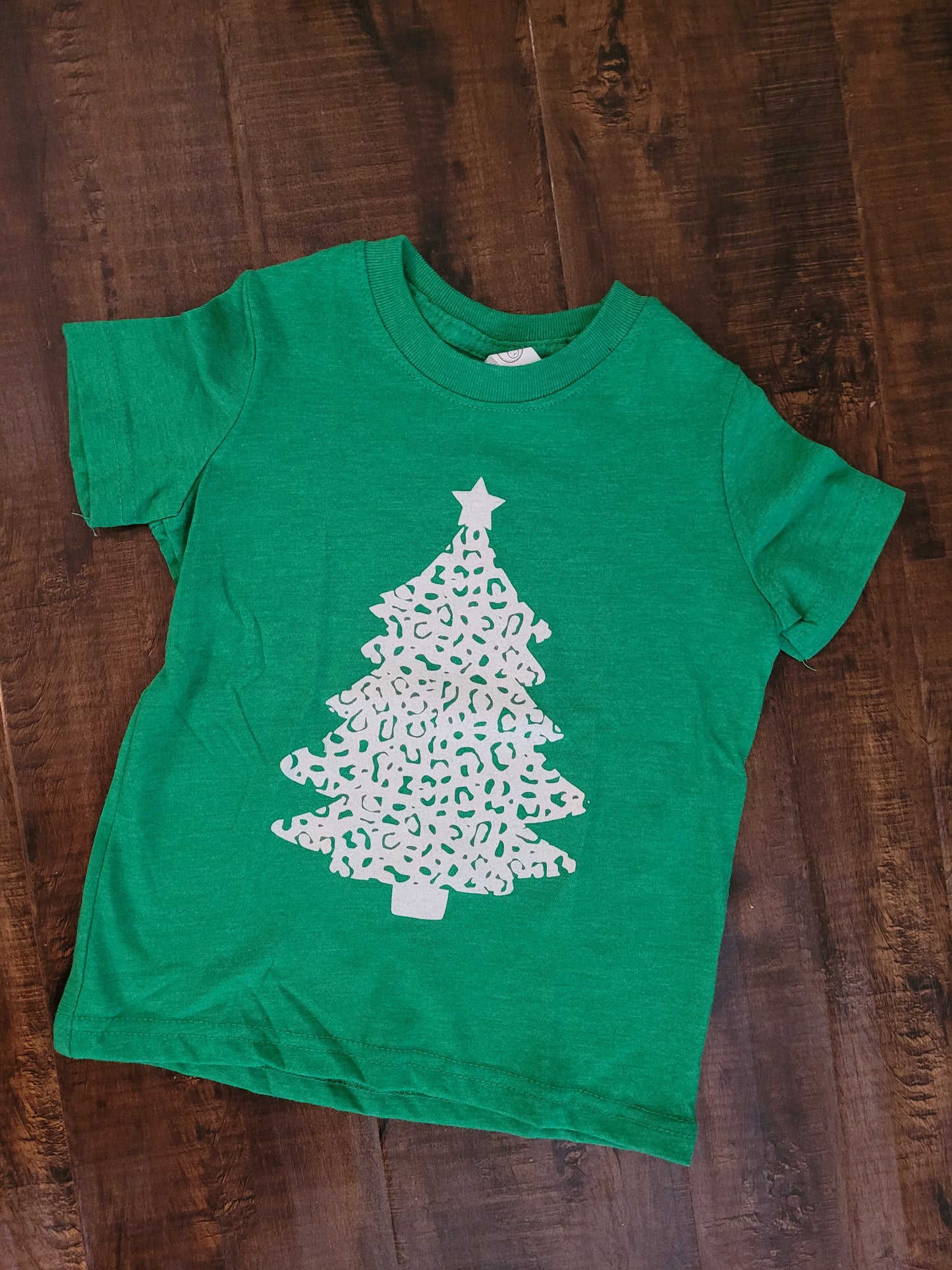 White christmas tree shirt