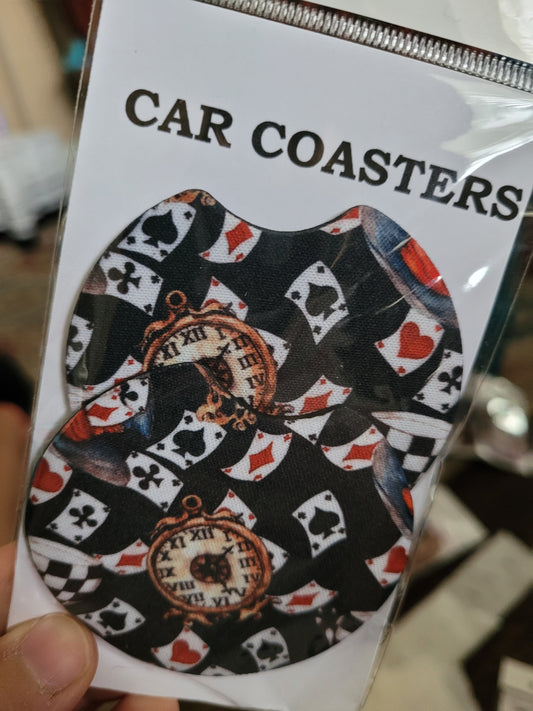 Cards car coaster