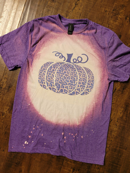 Purple pumkin cheetah shirt