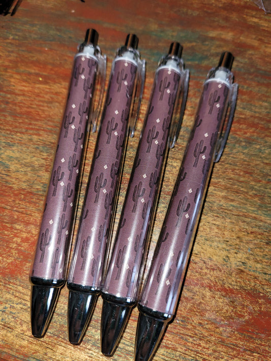 Brown cactus pens