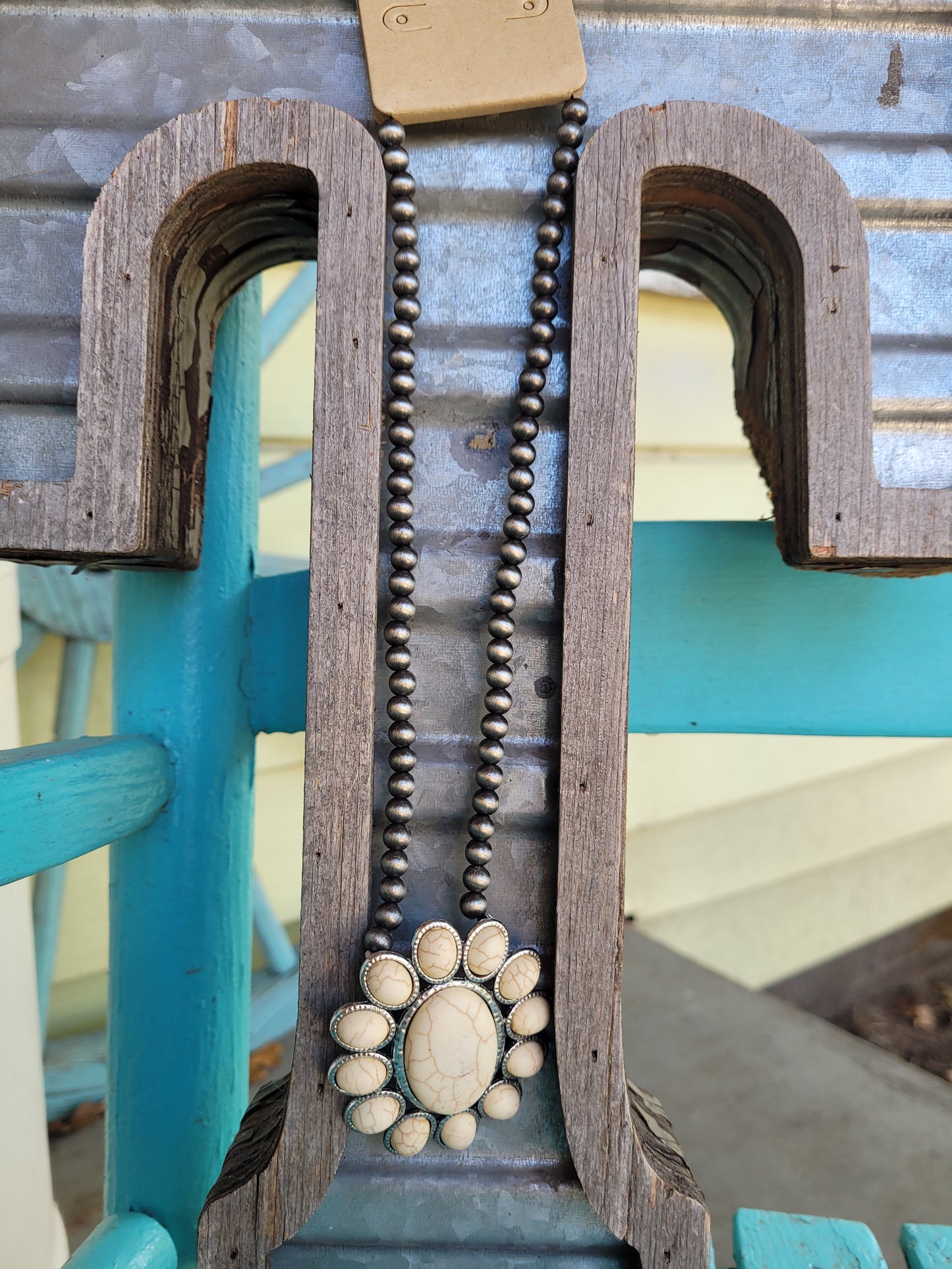 White squash necklace