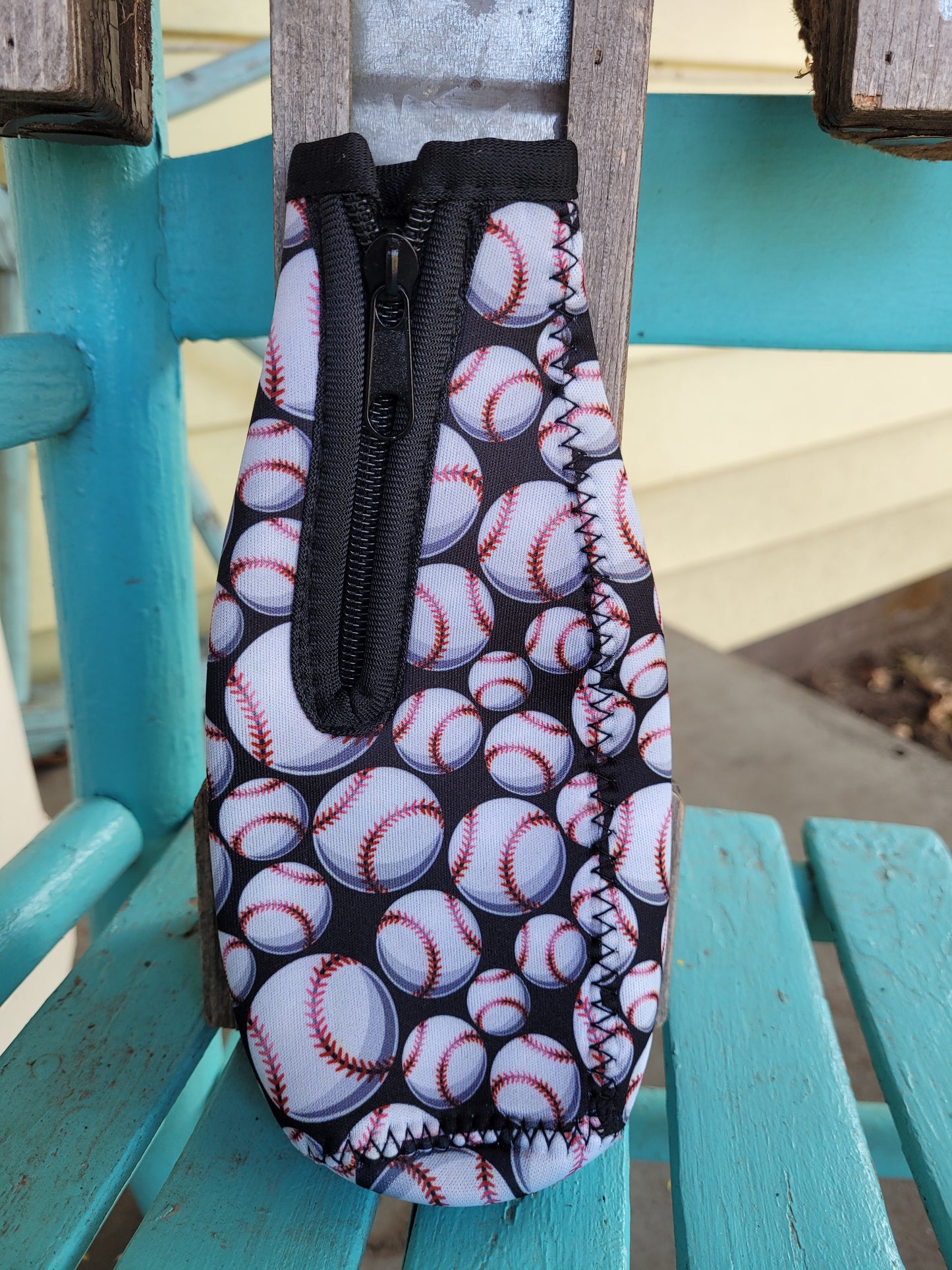 Baseball bottle koozie