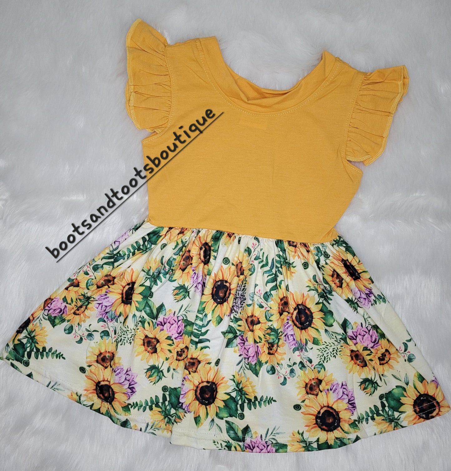 Sunflower spring dress