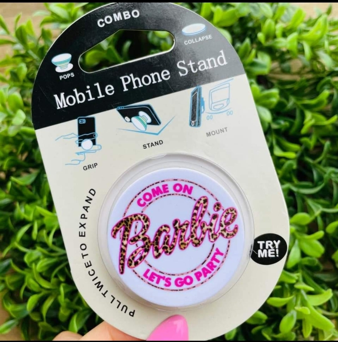 Pop socket let go barbie