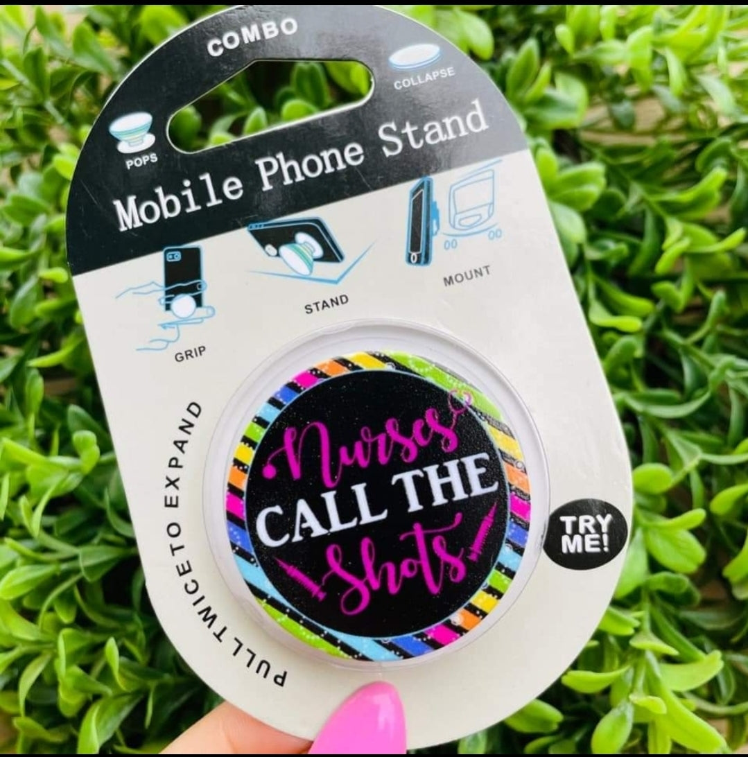 Pop socket nurse call shots